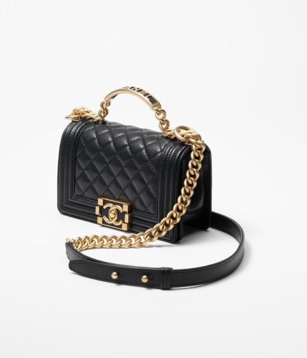 BOY CHANEL FLAP BAG WITH HANDLE 1.