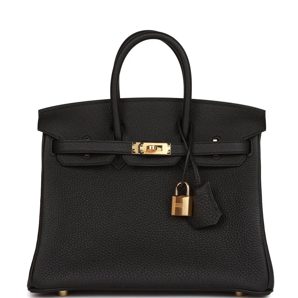 Hermès Birkin 25 Black Togo Gold Hardware