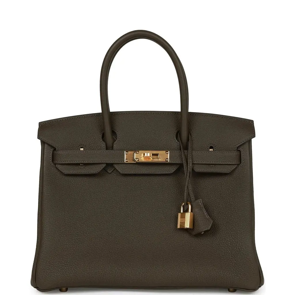 Hermès Birkin 30 Eucalyptus Togo Gold Hardware